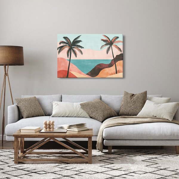 Slika - Palme uz more (90x60 cm)