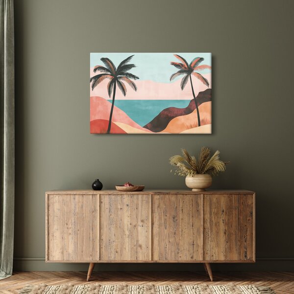 Slika - Palme uz more (90x60 cm)