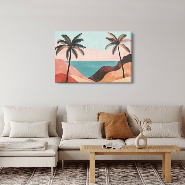 Slika - Palme uz more (90x60 cm)