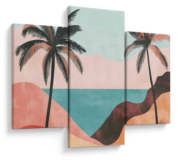 Slika - Palme uz more (90x60 cm)