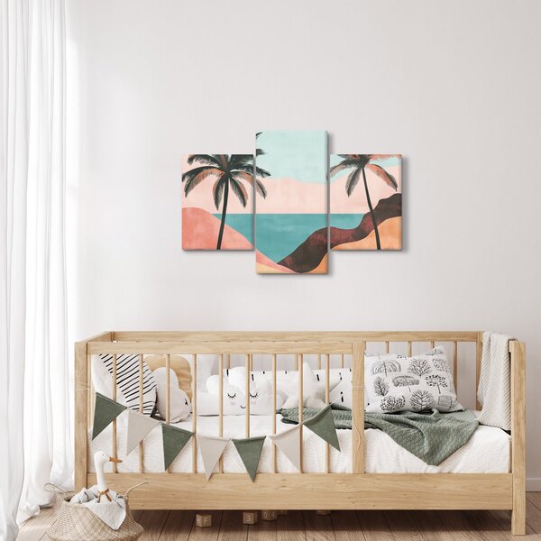 Slika - Palme uz more (90x60 cm)