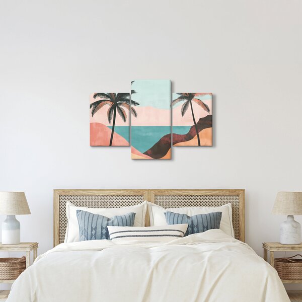 Slika - Palme uz more (90x60 cm)
