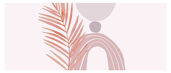Slika - Ljubičasti minimalizam N⁰1 (120x50 cm)