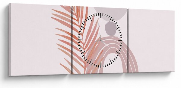 Slika - Ljubičasti minimalizam N⁰1 (sa satom) (90x30 cm)
