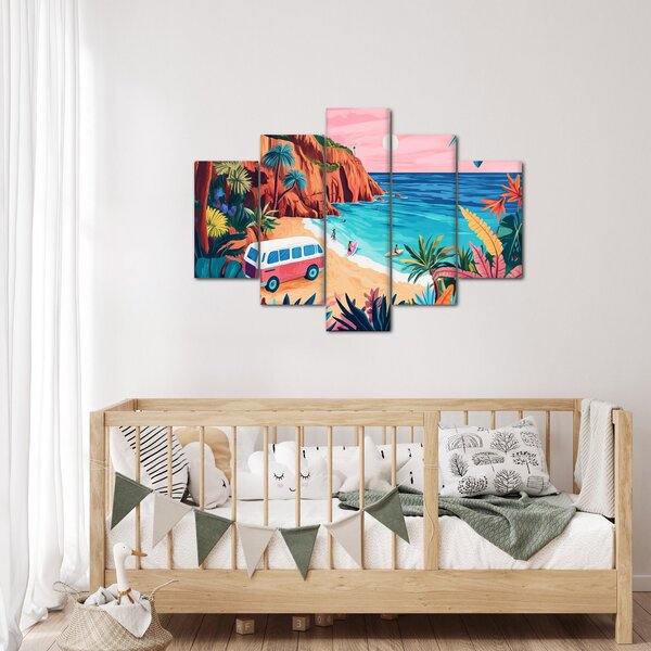 Slika - Karavan uz ocean (150x105 cm)