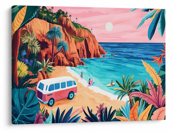 Slika - Karavan uz ocean (70x50 cm)