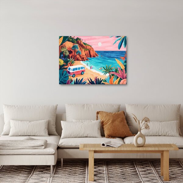 Slika - Karavan uz ocean (70x50 cm)