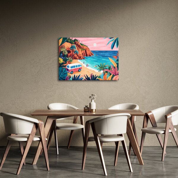 Slika - Karavan uz ocean (70x50 cm)