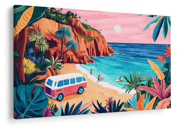 Slika - Karavan uz ocean (90x60 cm)
