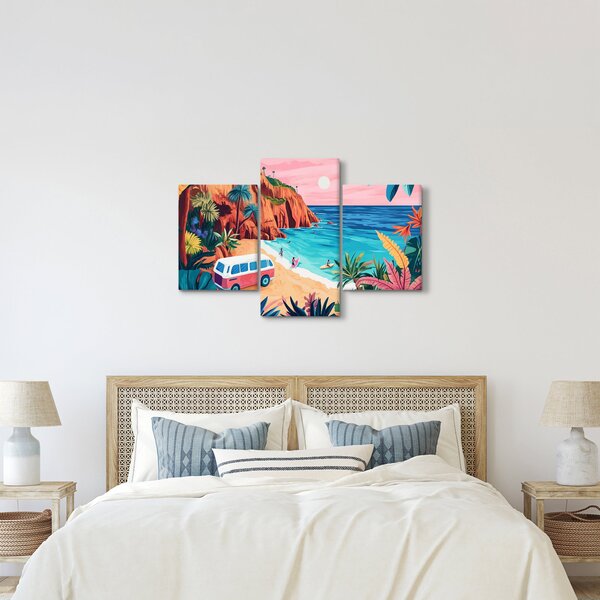 Slika - Karavan uz ocean (90x60 cm)
