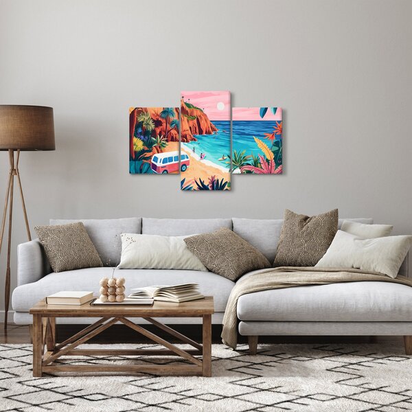 Slika - Karavan uz ocean (90x60 cm)