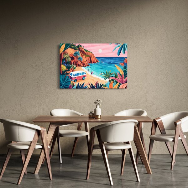 Slika - Karavan uz ocean (90x60 cm)