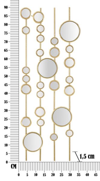 Zidni ukras Small Mirrors