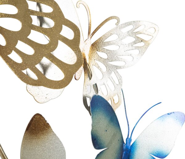 Zidni ukras Butterflies Oro/Celeste C