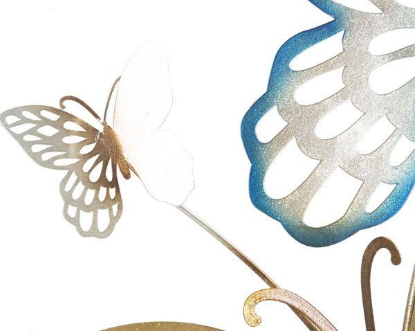 Zidni ukras Butterflies Oro/Celeste C