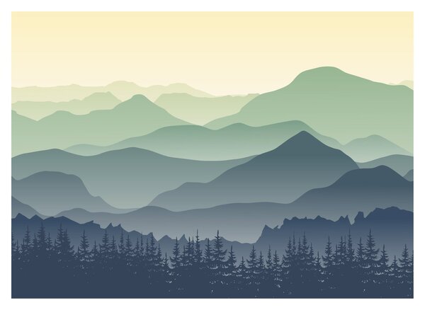Slika - Šumska planina (70x50 cm)