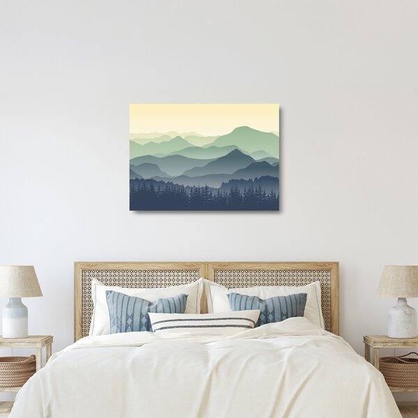 Staklena slika - Šumska planina (70x50 cm)