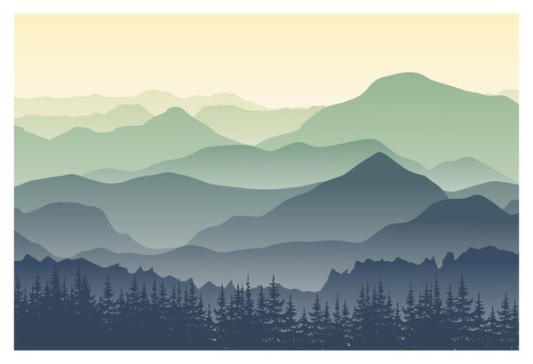 Slika - Šumska planina (90x60 cm)