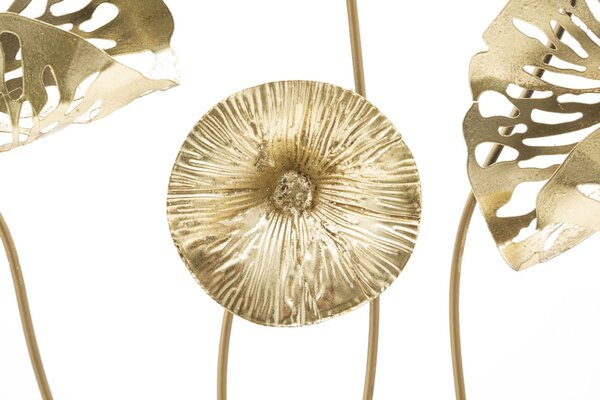Zidni ukras Gold Flowers