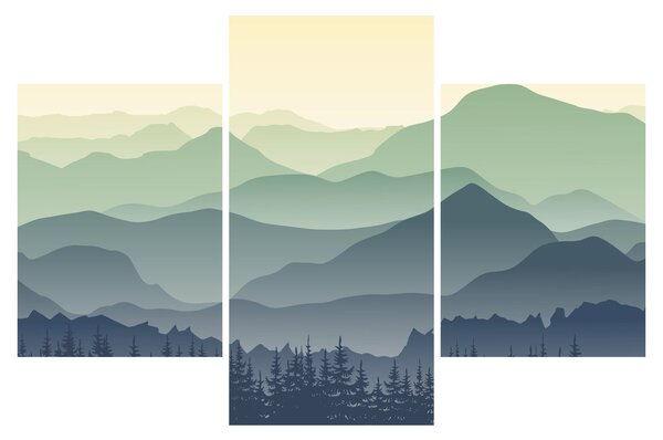Slika - Šumska planina (90x60 cm)