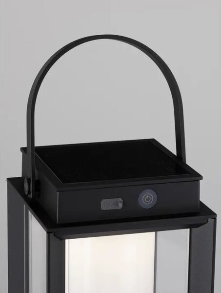 STOLNA SVJETILJKA VERHAAL 2W/230lm/3000K IP54 CRNA SOLARNA NL9002862