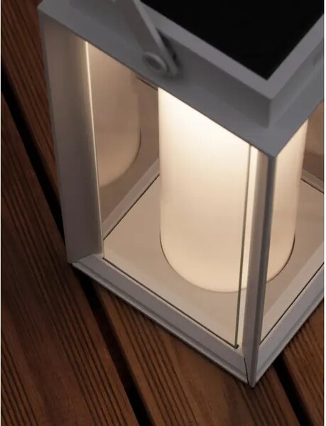 VERHAL VANJSKA PRIJENOSNA STOLNA LAMPA LED 2W/3000K/200lm/IP54/BIJELA SOLAR NL9002861