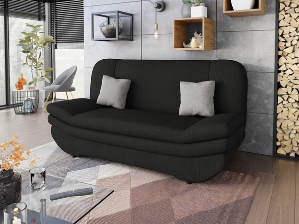 Zondo.hr Sofa na razvlačenje Lehti (crna + siva) (s prostorom za odlaganje). 1105568