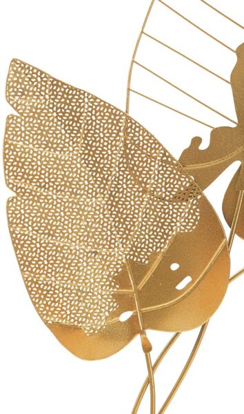 Zidni ukras Autumn Leaf Gold
