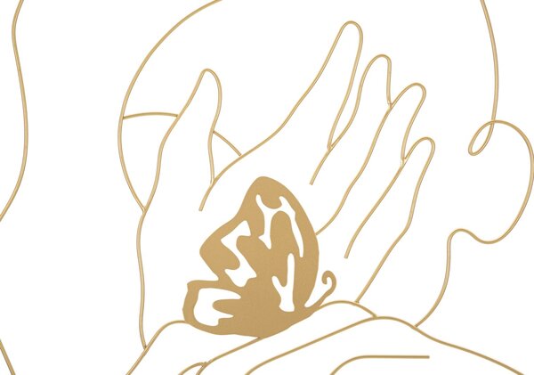 Zidni ukras Hands On Face