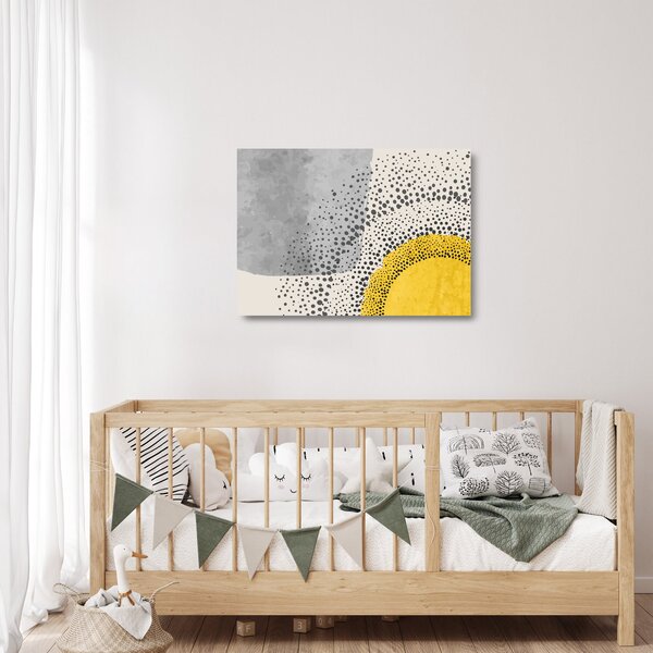 Staklena slika - Apstraktna Staklena slika plaže N⁰3 (70x50 cm)