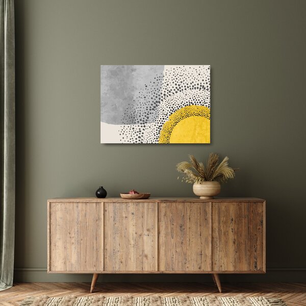 Staklena slika - Apstraktna Staklena slika plaže N⁰3 (70x50 cm)