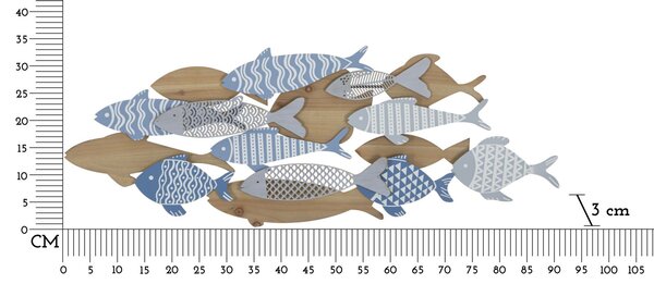 Zidni ukras Fish Sea
