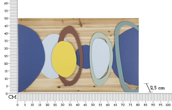 Zidni ukras Wood Color