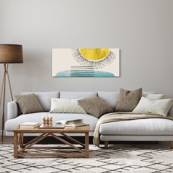 Slika - Apstraktna slika plaže N⁰2 (120x50 cm)