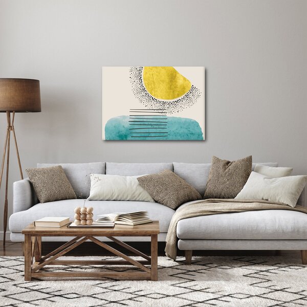 Slika - Apstraktna slika plaže N⁰2 (70x50 cm)