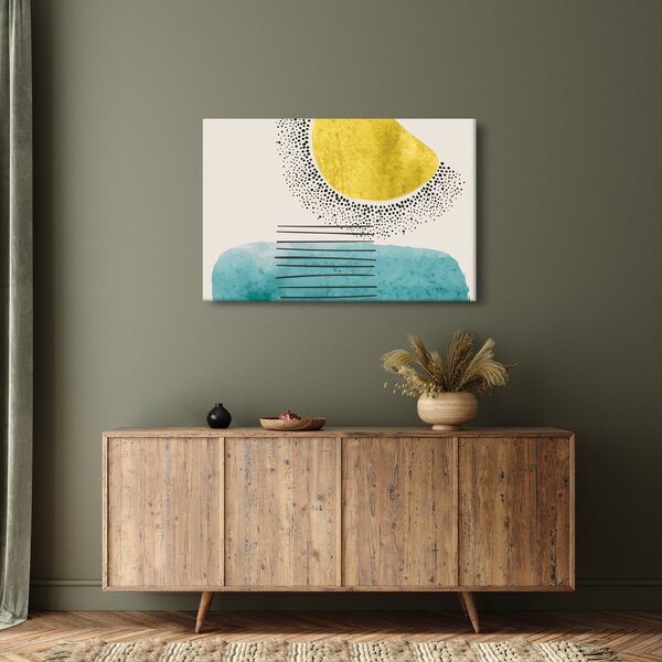 Slika - Apstraktna slika plaže N⁰2 (90x60 cm)