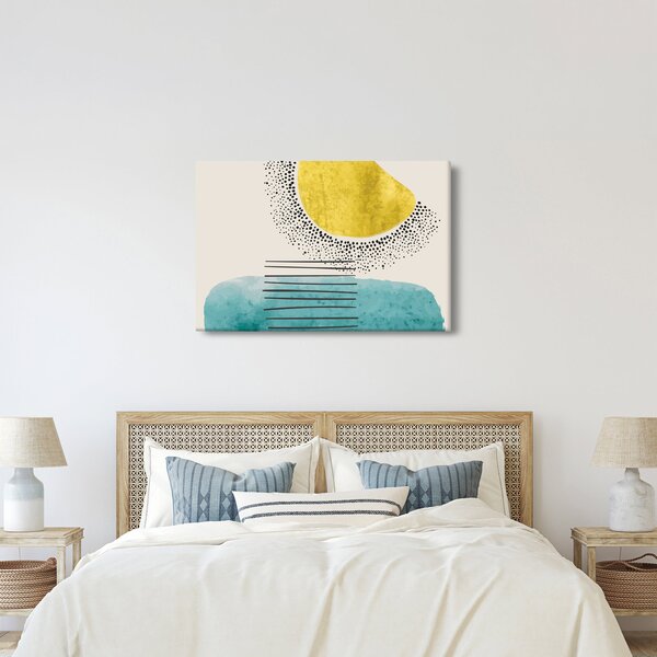Slika - Apstraktna slika plaže N⁰2 (90x60 cm)