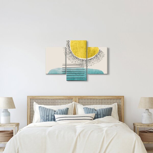 Slika - Apstraktna slika plaže N⁰2 (90x60 cm)