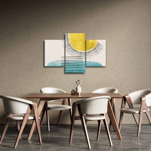 Slika - Apstraktna slika plaže N⁰2 (90x60 cm)