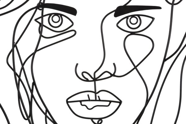 Zidni ukras Face