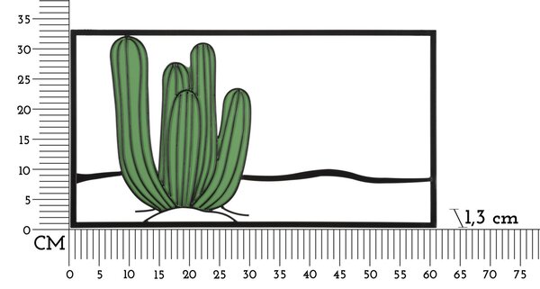 Zidni ukras Cactus
