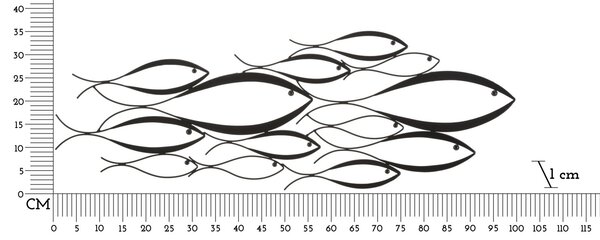 Zidni ukras Fishy