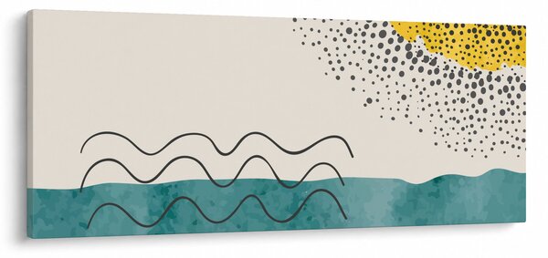 Slika - Apstraktna slika plaže N⁰1 (120x50 cm)