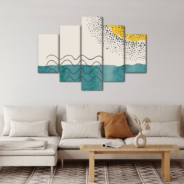 Slika - Apstraktna slika plaže N⁰1 (150x105 cm)