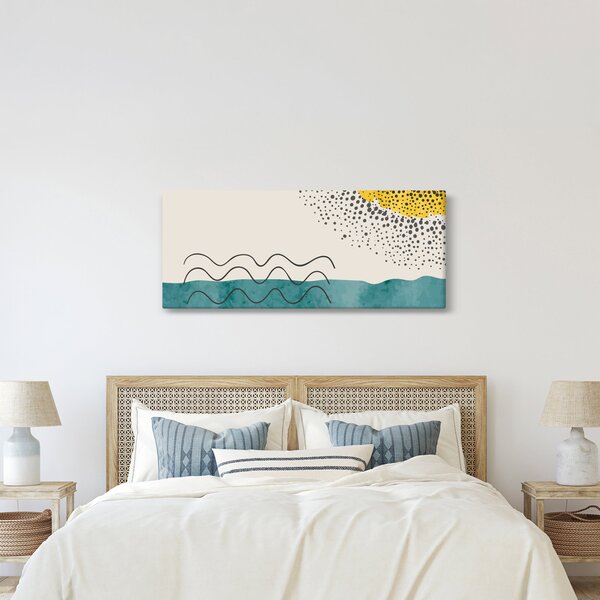 Slika - Apstraktna slika plaže N⁰1 (120x50 cm)