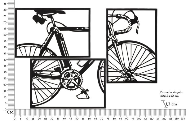 Zidni ukras Bike Set
