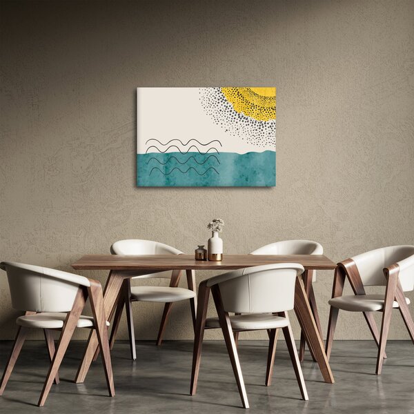 Slika - Apstraktna slika plaže N⁰1 (70x50 cm)