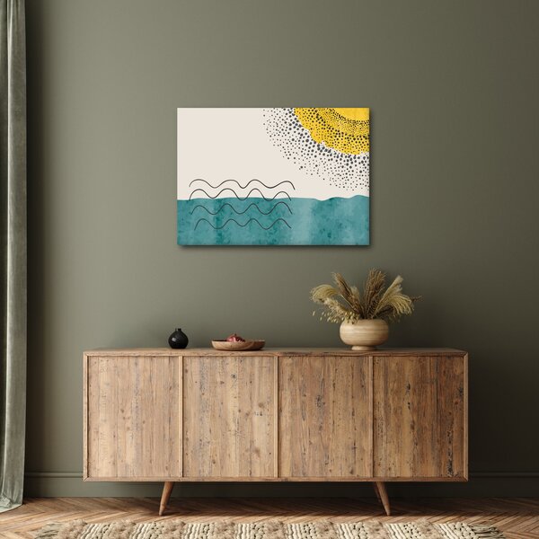 Slika - Apstraktna slika plaže N⁰1 (70x50 cm)