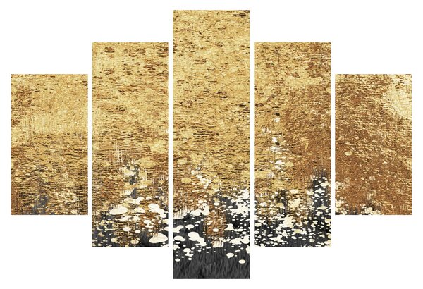 Slika - Zlatna struktura N⁰3 (150x105 cm)