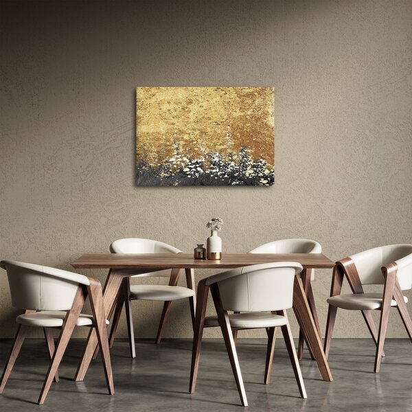 Slika - Zlatna struktura N⁰3 (70x50 cm)